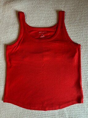 Jones New York tank top in dark coral size medium